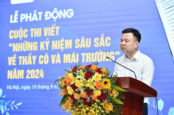 Phát động cuộc thi viết “Những kỷ niệm sâu sắc về thầy cô và mái trường” năm 2024